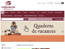 Tablet Screenshot of llibreriasarri.com